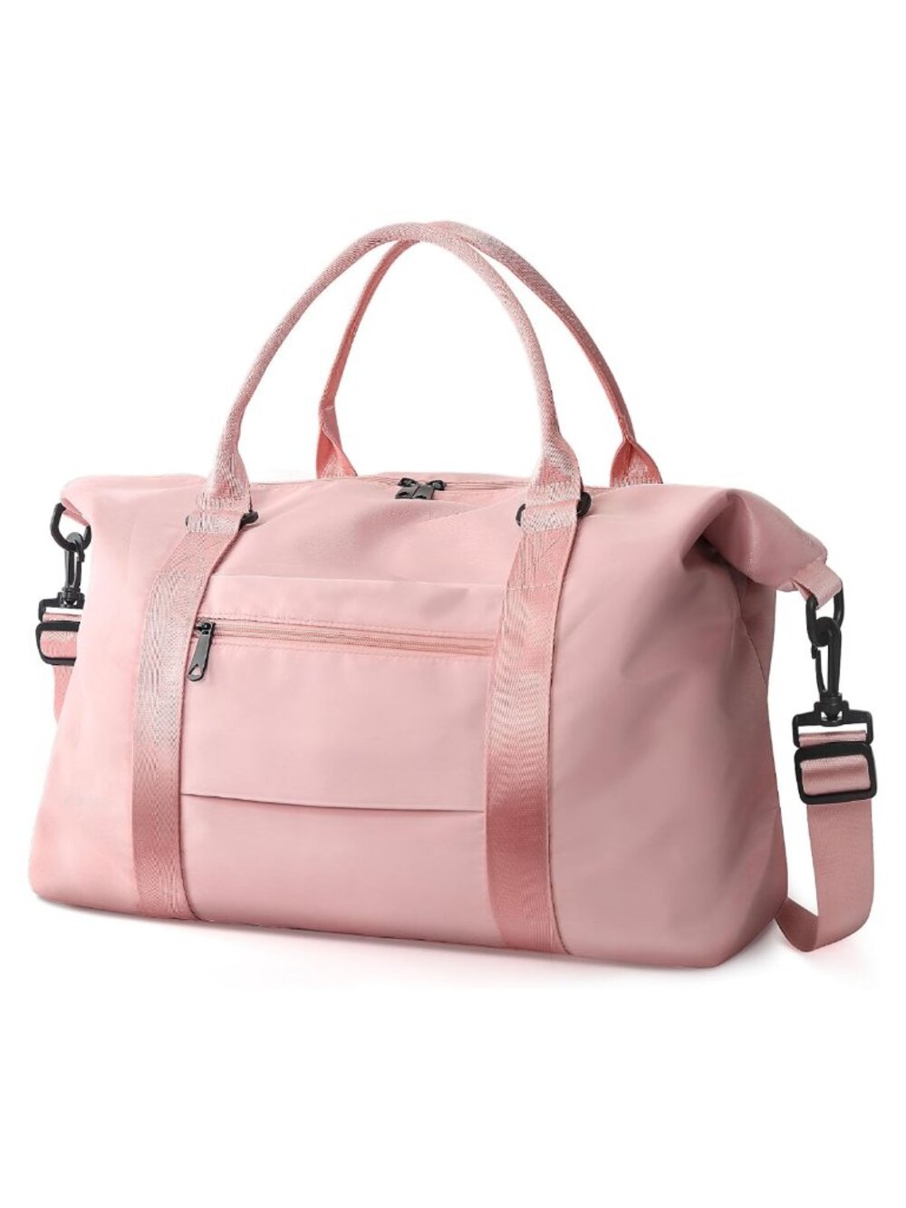 Waterproof Travel Duffle Bag Weekender Carry On Gym Tote with Trolley Sleeve